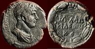 Roman Empire AE HADRIANUS (HADRIAN), 117-138 - SYRIA, CHALCIDICE, CHALCIS AD BELUM- AE 22, year 25 -