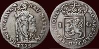 Holland Gulden NOORDELIJKE NEDERLANDEN (NETHERLANDS) - BATAAFSE REPUBLIEK, 1795-1806 - HOLLAND - 1795, Dordrecht -