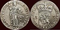 Holland Driegulden NOORDELIJKE NEDERLANDEN (NETHERLANDS) - BATAAFSE REPUBLIEK, 1795-1806 - HOLLAND - 1797, Dordrecht -
