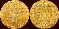 Utrecht Dubbele gouden dukaat NOORDELIJKE NEDERLANDEN (NETHERLANDS) - BATAAFSE REPUBLIEK, 1795-1806 - UTRECHT - 1805, Utrecht -