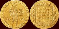 Utrecht Gouden dukaat NOORDELIJKE NEDERLANDEN (NETHERLANDS) - BATAAFSE REPUBLIEK, 1795-1806 - UTRECHT - 1802, Utrecht -