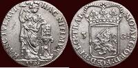 Utrecht Driegulden NOORDELIJKE NEDERLANDEN (NETHERLANDS) - BATAAFSE REPUBLIEK, 1795-1806 - UTRECHT - 1795, Utrecht -