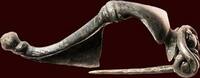 ARCHAEOLOGICAL OBJECT - ROMAN - CENTRAL EUROPE - Silver trumpet fibula (brooch), early 1st century AD -