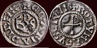 Denier FRANKISH EMPIRE - CAROLINGIAN DYNASTY - FRANCE - CHARLES II THE BALD, 840-877 - n.d. , Rouen -