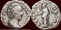 Roman Empire AR Denarius FAUSTINA THE ELDER, wife of Antoninus Pius - Rome -