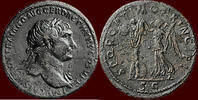 Roman Empire AE Sestertius TRAJANUS (TRAJAN), 98-117 - Rome -
