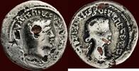 AE Denarius ROMAN IMPERATORS - MARCUS ANTONIUS & CLEOPATRA - AR/ unofficial mint -