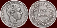 100 Reis PORTUGAL, KINGDOM - PEDRO V, 1853-1861 - 1859/8 -