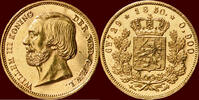Koninkrijk der Nederlanden NEDERLAND (NETHERLANDS, KINGDOM) - WILLEM III, 1849-1890 - Enkele gouden willem -