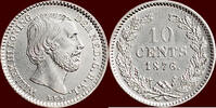 Koninkrijk der Nederlanden 10 Cents NEDERLAND (NETHERLANDS, KINGDOM) - WILLEM III, 1849-1890 - -