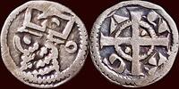 penning ZUIDELIJKE NEDERLANDEN (SOUTHERN NETHERLANDS) - GRAAFSCHAP VLAANDEREN - JOHANNA I VAN CONSTANTINOPEL, 1205-1244 - Kleine of ma -