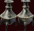 BRONZE ARCHAEOLOGICAL OBJECT - AGE - BACTRIA - Bronze cosmetic bottle, ca. 2200-1700 BC -
