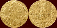 Gold ducat RUSSIA ( RUSSLAND ) - ALEXANDER I, 1801-1825 - 1806, St.Petersburg -