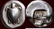 AR Stater SARONIC ISLANDS - AEGINA - circa 550-525 BC -