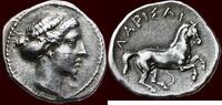 AR Drachm THESSALIA, LARISSA - circa 420-400 BC -