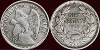 10 Centavos CHILE - REPUBLIC - 1916, Santiago -