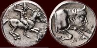 AR Didrachm SICILY, GELA - circa 490-475 BC -