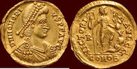 Roman Empire AV Solidus HONORIUS, 393-423 - Ravenna -