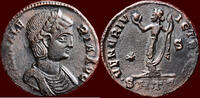 Roman Empire AE Follis GALERIA VALERIA, wife of Galerius Maximianus - Tessalonika (308-310) -