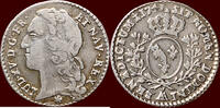 1/10 Ecu FRANCE - KINGDOM - LOUIS XV, 1715-1774 - or 12 Sols 1741 AA, Metz -