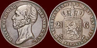 Koninkrijk der Nederlanden 2 ½ Gulden NEDERLAND (NETHERLANDS, KINGDOM) - WILLEM II, 1840-1849 - -
