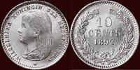 Koninkrijk der Nederlanden 10 Cents 1892 NEDERLAND (NETHERLANDS, KINGDOM... 227.04 US$  +  37.26 US$ shipping