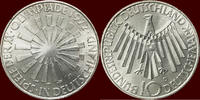  10 Mark 1972 D GERMANY - BRD -  1972 D, München “OLYMPIADE MÜNCHEN 1972... 12.23 US$  +  37.26 US$ shipping
