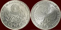  10 Mark 1972 D GERMANY - BRD -  1972 D, München “OLYMPIADE MÜNCHEN 1972... 12.23 US$  +  37.26 US$ shipping