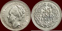 Koninkrijk der Nederlanden 25 Cents 1941 NEDERLAND (NETHERLANDS, KINGDOM... 4.08 US$  +  37.26 US$ shipping