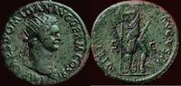 M&uuml;nzen AE Dupondius 81-96 n. Chr. DOMITIANUS (DOMITIAN), 81-96 - Rome  404.67 US$  +  37.00 US$ shipping