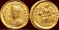M&uuml;nzen AV Solidus 402-450 n. Chr. THEODOSIUS II, 402-450 - Thessalonika II 3,699.86 US$  +  46.25 US$ shipping
