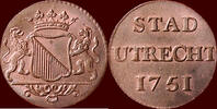 Utrecht Duit NOORDELIJKE NEDERLANDEN (NETHERLANDS) - REPUBLIEK, 1581-1795 - STAD UTRECHT - -