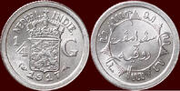 ¼ Gulden NEDERLAND (NETHERLANDS, KINGDOM) - NEDERLANDS OOST-INDIË (DUTCH EAST INDIES) - WILHELMINA, 1890-1948 - 1917, Utrecht -
