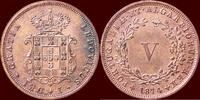 5 Reis PORTUGAL, KINGDOM - LUIZ I, 1861-1889 - -