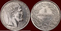 2 Rigsdaler DENMARK - KINGDOM - FREDERIK VII, 1848-1863 - 1854 FF, Altona -