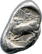 Kilikien - Kelenderis Stater ca. 440-400 v. Chr. Reiter- u. Ziegenmotiv VF