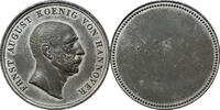 Hannover Zinnmedaille Ernst August (1837-1851) Verdienstmedaille (verliehen 1840-1843) -