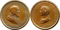 Bronzemedaille o. J. LOTHRINGEN / LORRAINE Thiébaut (Theobald) I. (1213-1220) und Gertrud von Dagsburg vz