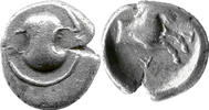 Trihemiobol 480-460 - Chr.  Boiotien / Tanagra Böotischer Schild ss-vz, ... 145,00 EUR + 15,00 EUR kargo