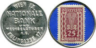 Österreich / Wien 25 Kronen Wien, Nationale Bank und Wechselstube -