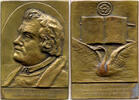 Reformation Bronzeplakette 400-Jahrfeier der Reformation in Amsterdam -