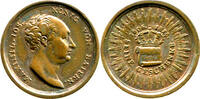 Bayern Bronze-Miniaturmedaille Maximilian I. Joseph (1806-1825), Verfassung -