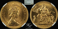 Great Britain sovereign Sovereign 1979 Elizabeth II First Portrait NGC MS66 Great Britain -