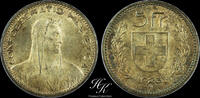 Switzerland 5 francs 1923 Silver 5 Francs Herdsman 1923 B Switzerland unz 152.51 US$  +  35.20 US$ shipping