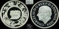 Great Britain 5 Pounds 2024 Silver 5 Pounds - Charles III Waterloo Medal... 410.62 US$  +  35.20 US$ shipping