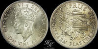 Cyprus 18 PIASTRES 1938 Silver 18 Piastres - George VI - 1938 Cyprus unz 187.71 US$  +  35.20 US$ shipping