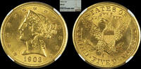 USA 5 DOLLARS 1903 Gold 5 dollars 1903 San Francisco 'coronet head' ngc ... 1,114.53 US$  +  52.79 US$ shipping