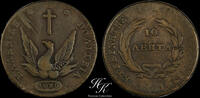 Greece 10 LEPTA 1831 Copper 10 lepta 1831 'Kapodistrias' Greece vz 1,403.25 元  ＋  389.79 元 运费