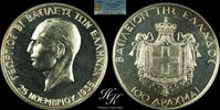 Greece 100 DRACHMAI 1935 Silver PROOF 100 DRACHMAI 1935 (1940) 'George B... 24,946.65 元  ＋  389.79 元 运费