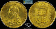 Great Britain 1/2 sovereign 1887 Gold half sovereign (1/2) 1887 'VICTORI... 7,016.25 元  ＋  389.79 元 运费